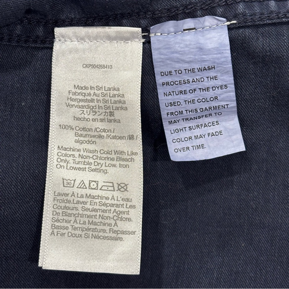 Madewell Easy Utility Shirt Jacket in Navy XS - Picture 9 of 9